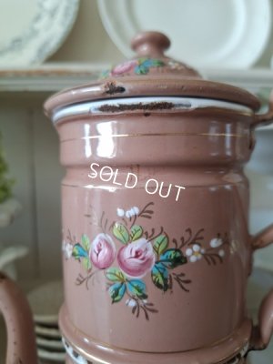 画像10: エトワール社手描きホーローポット