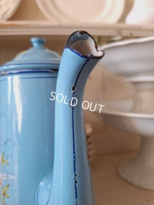 画像15: エトワール社手描き花柄ポット