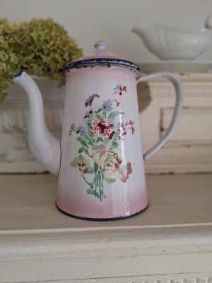 画像1: Japy勿忘草柄コーヒーポット