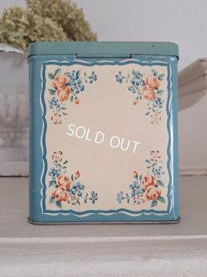 画像11: ピンク柄ティン製キャニスター