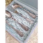 画像: シルバープレートうさぎのカトラリーセット