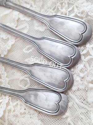 画像8: シルバープレートうさぎのカトラリーセット