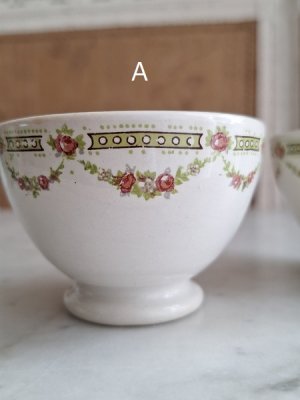 画像2: ローズガーランド柄カフェオレボウル