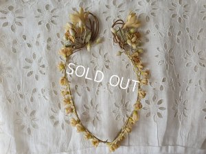 画像3: ベール付きワックスフラワーティアラ