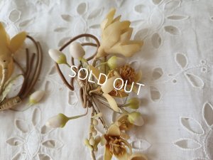 画像6: ベール付きワックスフラワーティアラ