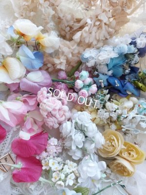 antiquefabricflowers