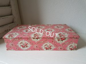 画像2: カルトナージュ花柄ボックス