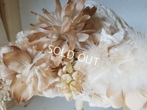 画像4: アンティークレースコラージュハット