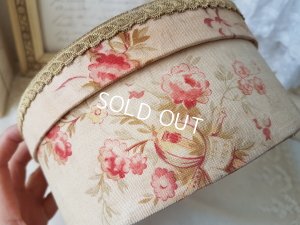 画像2: 花柄カルトナージュボックス