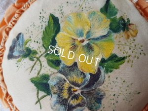 画像3: パンジー柄クッション