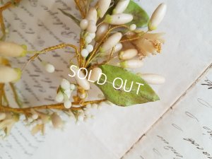 画像9: ワックスフラワーとレースリボンセット