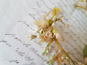 画像12: ワックスフラワーとレースリボンセット