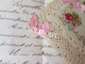 画像5: レース透かしセルロイドカード