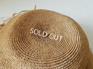 画像12: 布花付ストローハット