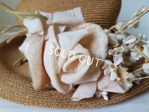 画像3: 布花付ストローハット