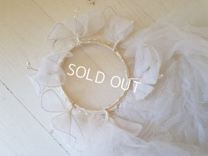 画像6: ベール付きワックス花冠