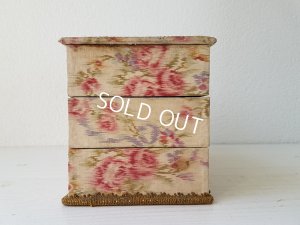 画像3: 花柄カルトナージュソーイングボックス