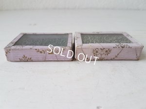 画像6: ガラス蓋の紙箱付ビーズ2箱セット