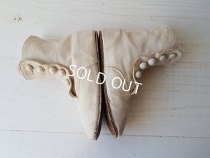 画像5: ヴィクトリアン白いボタンアップシューズ