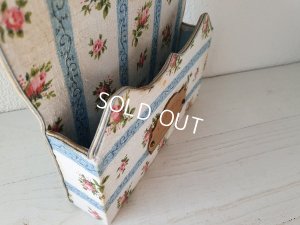 画像9: ローズ柄カルトナージュレターホルダー