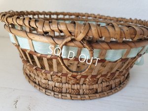 画像3: リボン付きアンティークバスケット