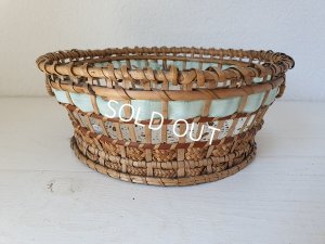画像9: リボン付きアンティークバスケット