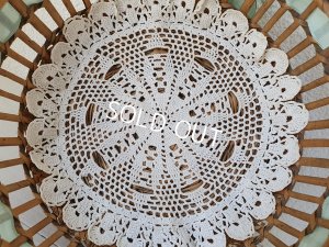 画像6: リボン付きアンティークバスケット