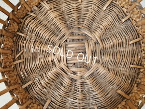 画像7: リボン付きアンティークバスケット