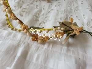 画像6: アンティ―クワックスフラワーティアラ