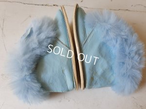 画像8: アンティークブルーベビーシューズ