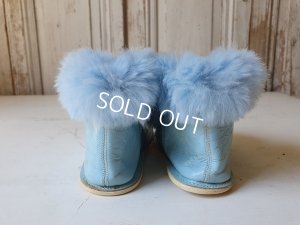 画像5: アンティークブルーベビーシューズ