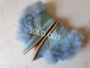 画像7: アンティークブルーベビーシューズ