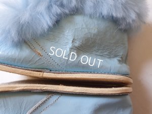 画像12: アンティークブルーベビーシューズ