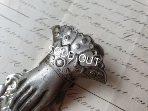 画像2: アンティークハンド型クリップ