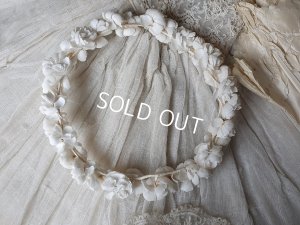 画像3: アンティーク布花冠