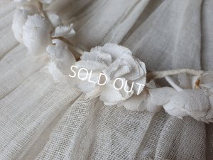 画像4: アンティーク布花冠