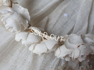 画像7: アンティーク布花冠