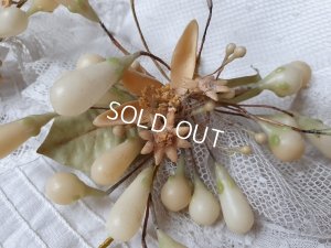 画像13: アンティークワックスフラワーティアラセット