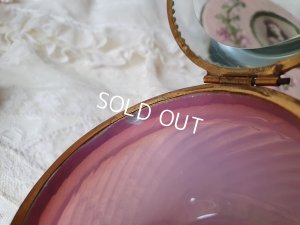 画像12: アンティークオパリンガラスパウダージャー