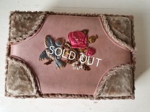 画像2: アンティークローズと小鳥の’装飾ボックス