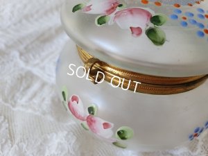 画像14: アンティークローズ柄パウダージャー