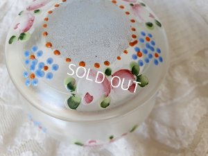 画像3: アンティークローズ柄パウダージャー