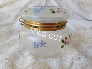 画像9: アンティークローズ柄パウダージャー