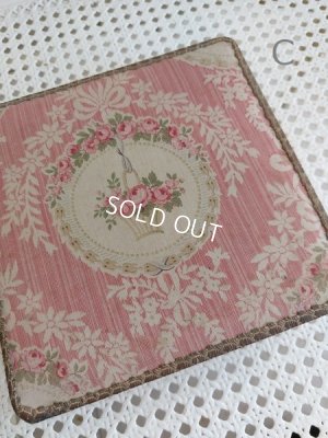 画像17: ローズ花かご柄カルトナージュボックス