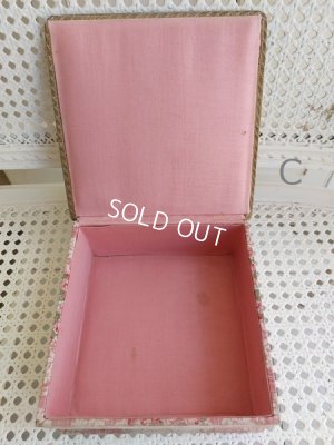 画像18: ローズ花かご柄カルトナージュボックス