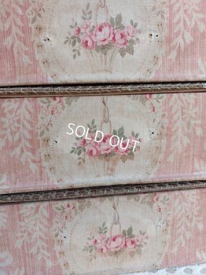 画像4: ローズ花かご柄カルトナージュボックス