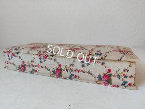 画像8: アンティーク花かご柄カルトナージュボックス