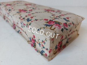 画像10: アンティーク花かご柄カルトナージュボックス