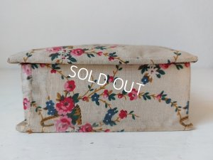 画像11: アンティーク花かご柄カルトナージュボックス