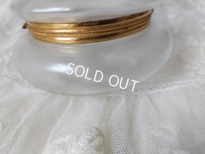 画像11: アンティークすみれ柄パウダージャー